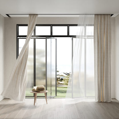 CURTINA X405 recessed curtain track for stretch ceilings — AluminUS, Miami FL