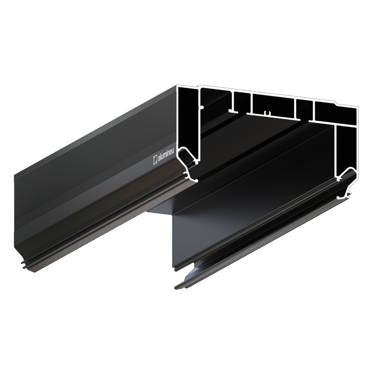 CURTINA X405 recessed curtain track for stretch ceilings — AluminUS, Miami FL