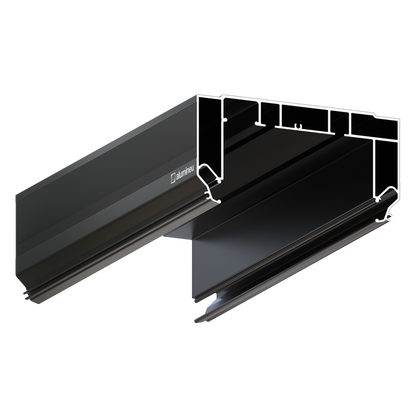 CURTINA X405 recessed curtain track for stretch ceilings — AluminUS, Miami FL